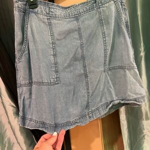 Lucky Brand Blue Denim Skirt